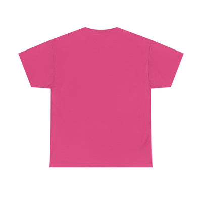 Unisex retro pink T-shirt with "Be Kind, Rewind Often" positive quote for 90s nostalgia.