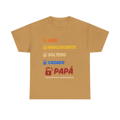 Spanish Dad Level Unlocked Tee for Men