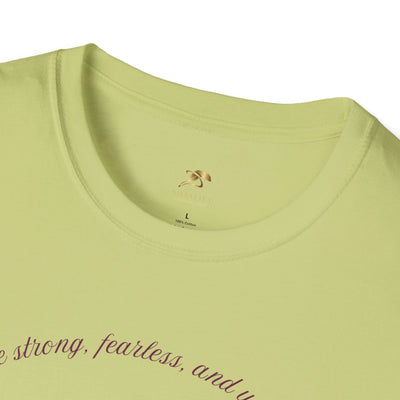 Empowering Unisex T-Shirt - Strong Fearless Unstoppable Motivational Tee for Women - NOTALIFY
