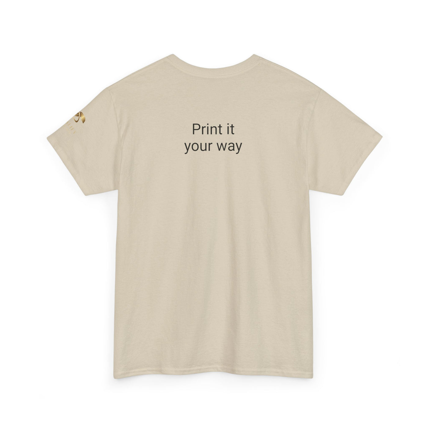 Colorful Unisex Heavy Cotton Tee with Joyful Message, Fun T-Shirt, Casual Wear, Gift for Friends, Summer Vibes, Festival Apparel - NOTALIFY