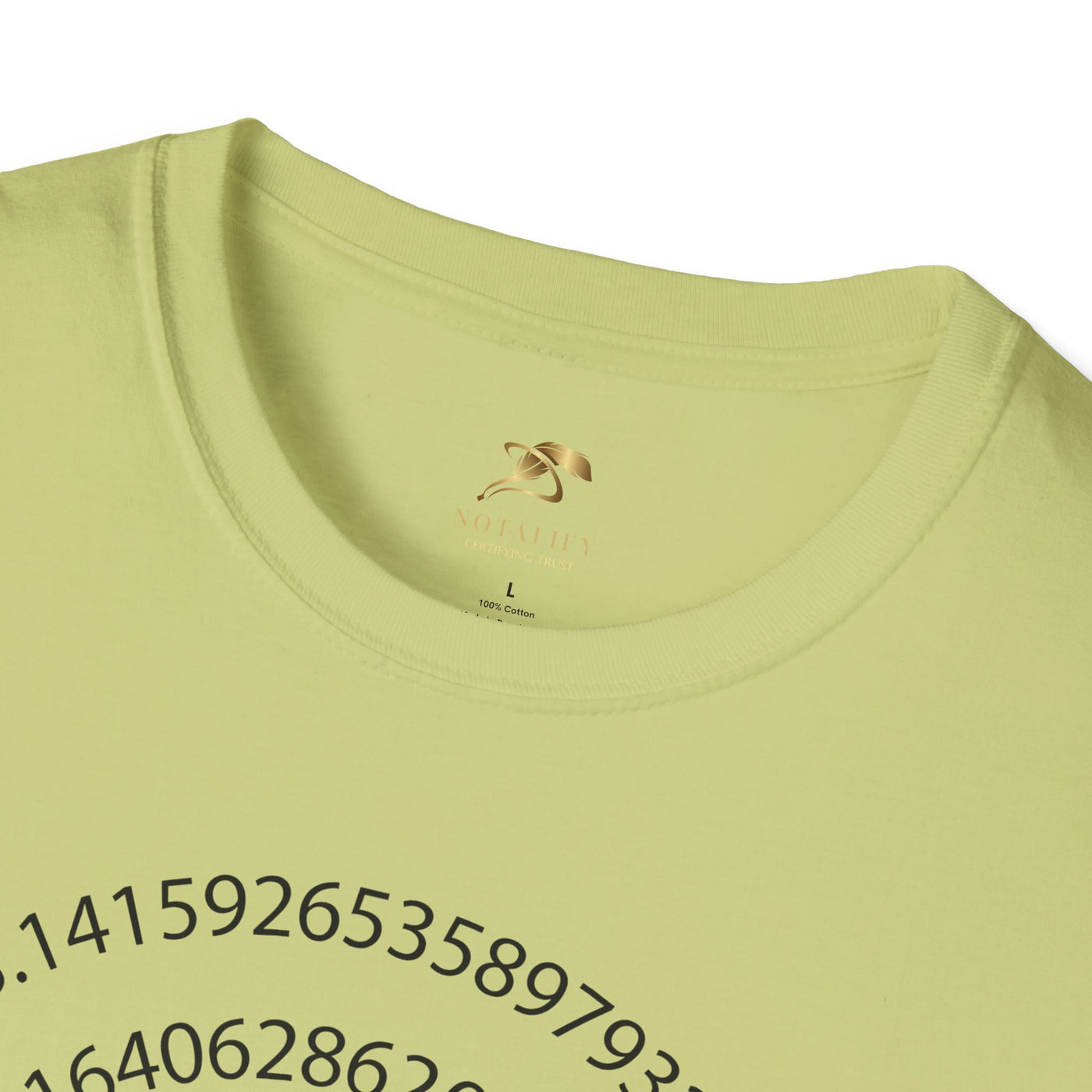 Pi Day Unisex Softstyle T-Shirt, Math Geek Gift, Irrationally Awesome Tee, March 14 Celebration Shirt, Mathematics Lover Top - NOTALIFY