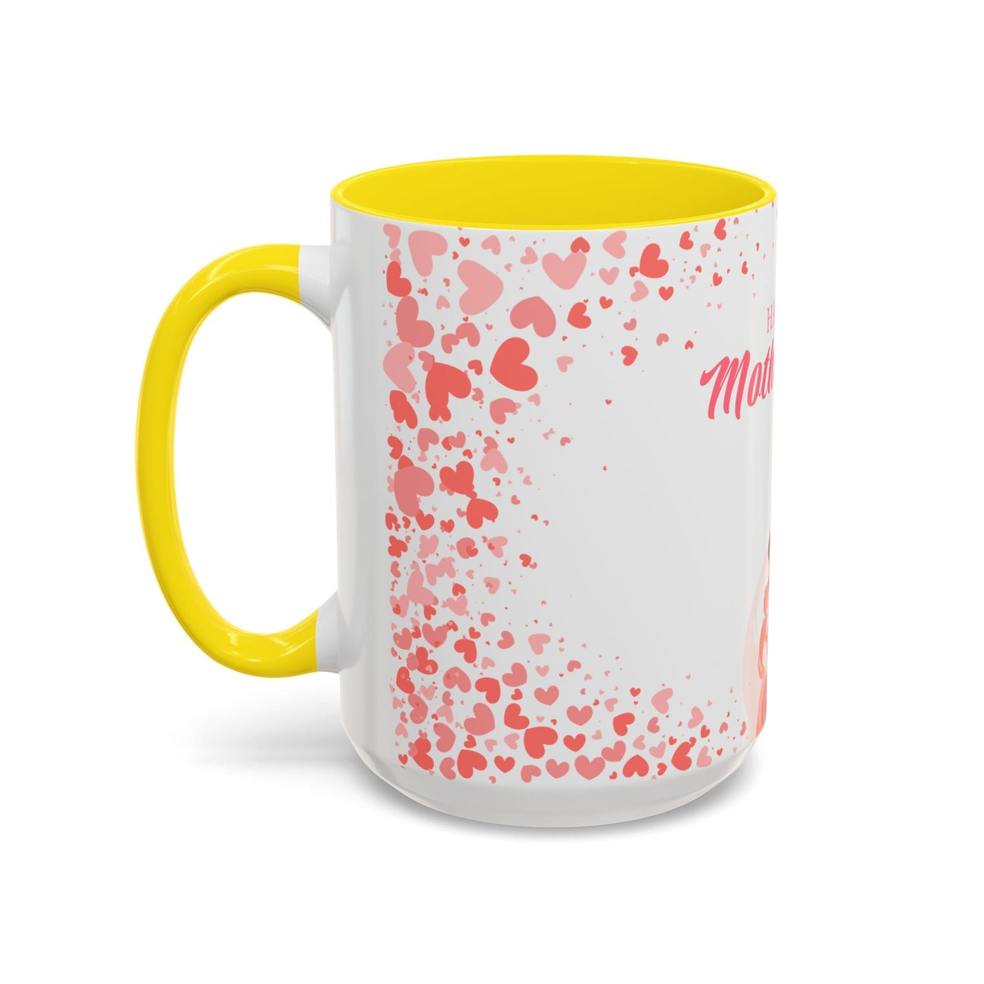 Cute Hearts Mug – Mother's Day Gift for Mom, Tea & Coffee Cup