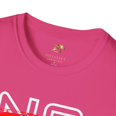 No Fear No Limits motivational youth t-shirt in pink with crew neckline and soft cotton fabric
