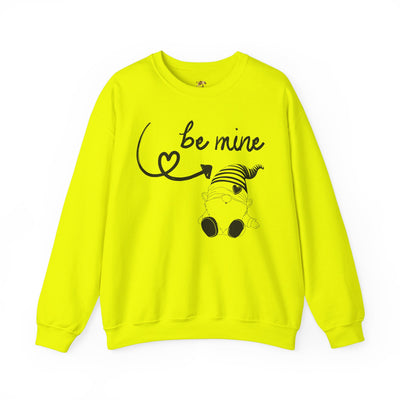 BE MINE Gnome Unisex Sweatshirt, Warm Crewneck Jumper, Comfy Pullover,