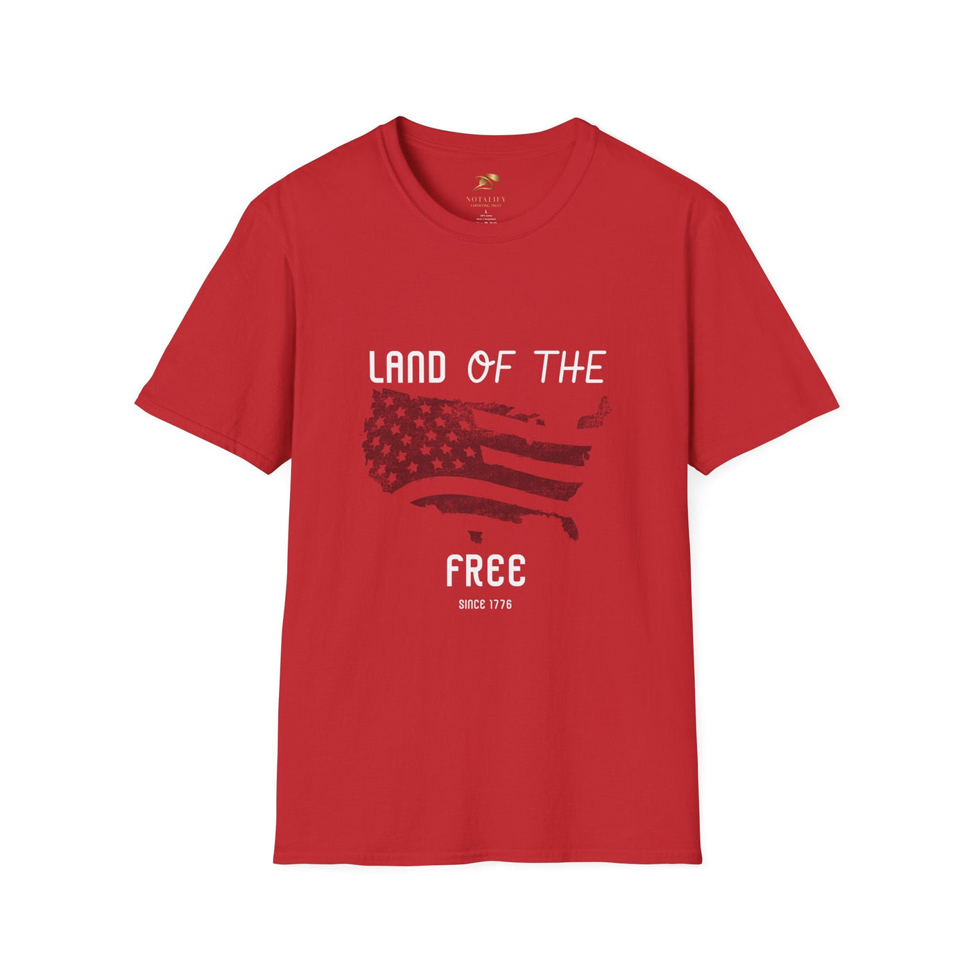 Unisex Patriotic Party T-Shirt featuring American flag design, perfect for Independence Day celebrations.