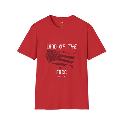 Unisex Patriotic Party T-Shirt featuring American flag design, perfect for Independence Day celebrations.