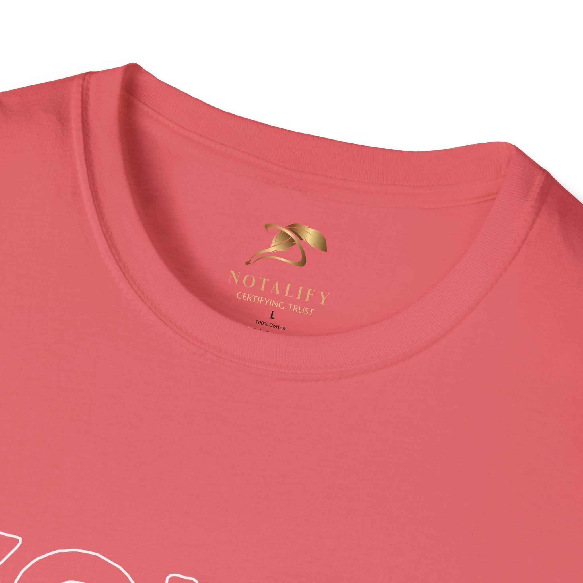 Youth Day Unisex Softstyle T-Shirt in coral with crew neckline and smooth fabric for International Youth Day celebration