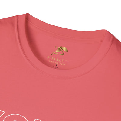 Youth Day Unisex Softstyle T-Shirt in coral with crew neckline and smooth fabric for International Youth Day celebration