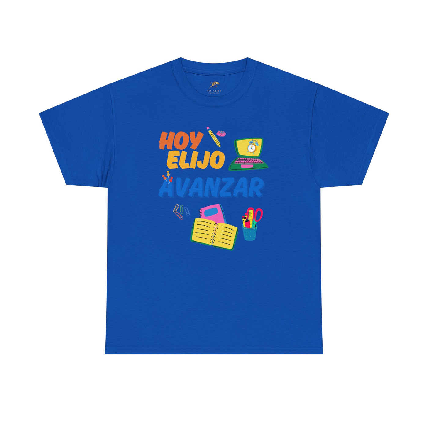 Hoy Elijo Avanzar Spanish Motivational T-Shirt | Back to School Teacher Tee | Growth Mindset Shirt | Spanish Student Gift | Unisex Tee