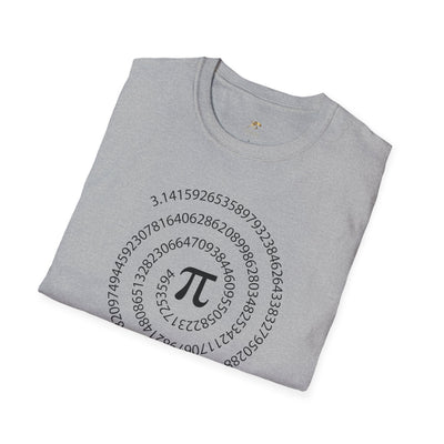 Pi Day Unisex Softstyle T-Shirt, Math Geek Gift, Irrationally Awesome 