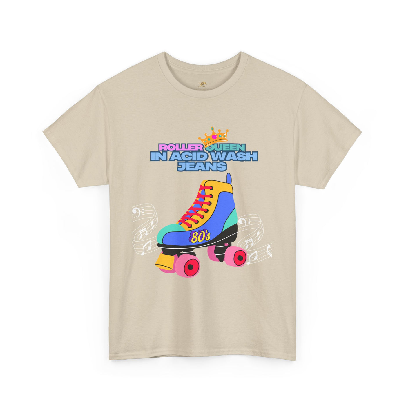 Roller Queen in Acid Wash Tee, Vintage Roller Skating Shirt, Retro 80s Graphic Tee, Unisex Graphic T-Shirt, Roller Derby Shirt, Roller Disco - NOTALIFY