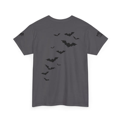 NOTALIFY Halloween Just Here for the Boo Graphic Tee, Spooky T-Shirt, Fun Fall Apparel, Unisex Halloween Tee, Gnome & Bats
