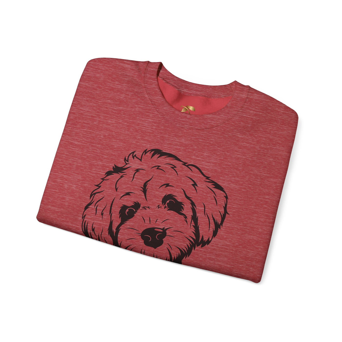 Poodle Dog Lover Sweatshirt, Pet's Name Personalized Gift Idea, Poodle Dog Owner Apparel, Custom Dog Paw Print Jumper, Comfy Crewneck - NOTALIFY