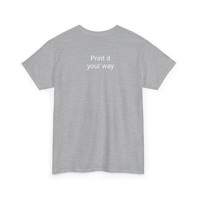Expresso Yourself coffee T-shirt with humor and espresso design, featuring coffee cup and gauge, unisex fit.