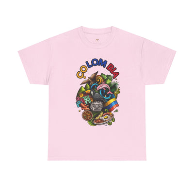 Colorful Unisex Heavy Cotton Tee with Joyful Message, Fun T-Shirt, Casual Wear, Gift for Friends, Summer Vibes, Festival Apparel - NOTALIFY