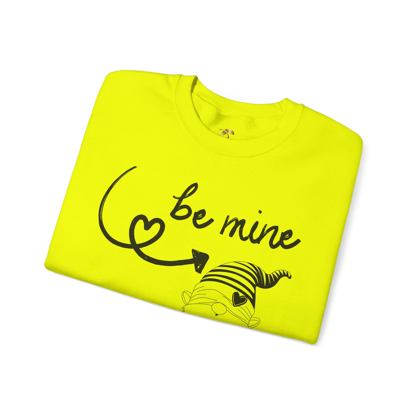 BE MINE Gnome Unisex Sweatshirt, Warm Crewneck Jumper, Comfy Pullover,