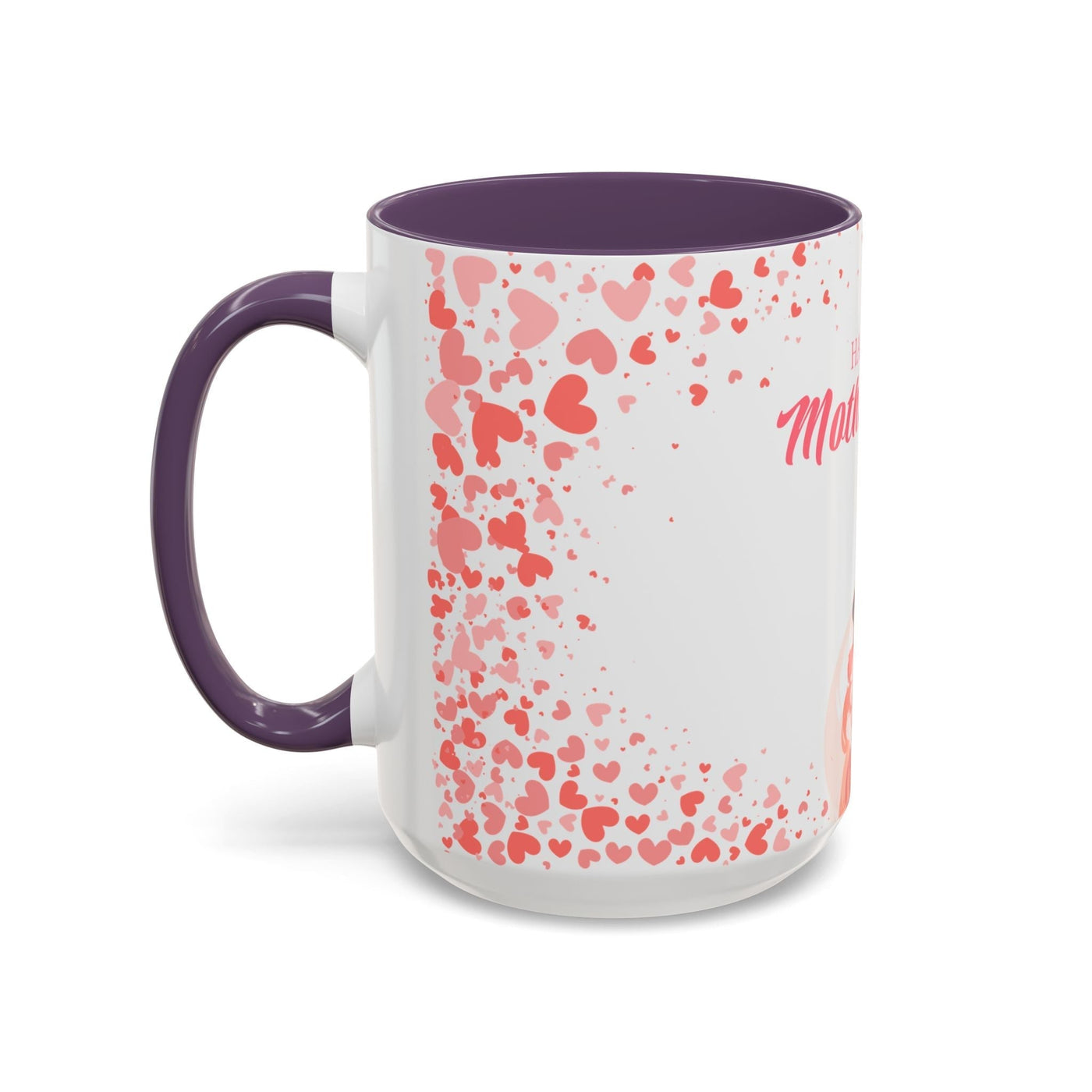 Cute Hearts Mug – Mother's Day Gift for Mom, Tea & Coffee Cup