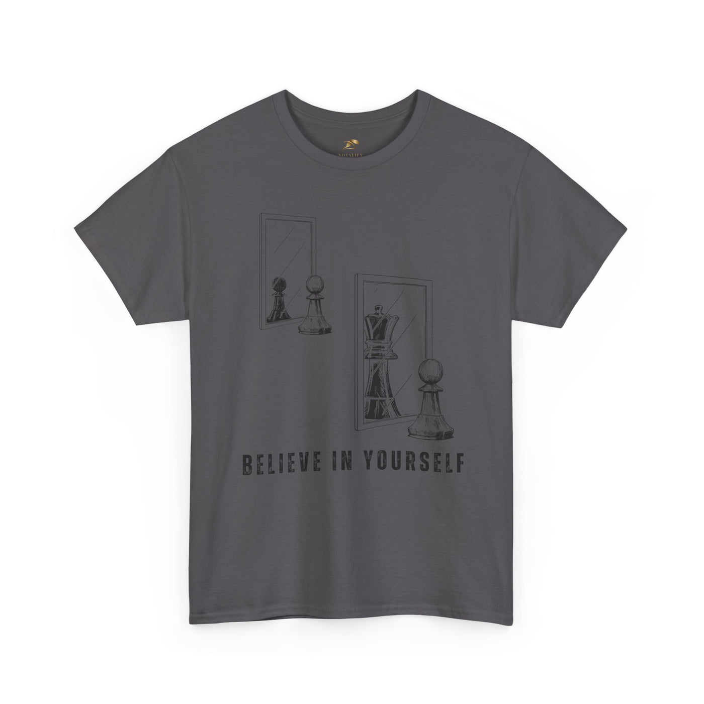 Believe in Yourself. Chess Pawn to King Reflection Tee | Inspirational Self-Esteem Tee | Motivational Shirt | Growth Mindset Gift | Unisex