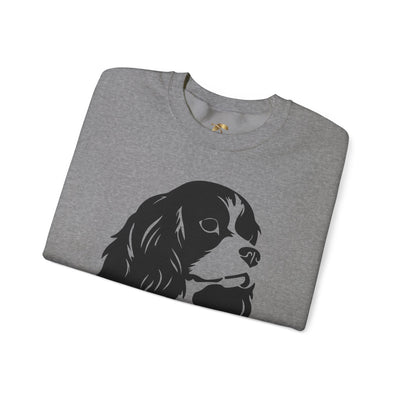 Cocker Spaniel Sweatshirt, Pet's Name Personalized Gift Idea, Cocker Spaniel Dog Owner Apparel, Custom Dog Paw Print Jumper, Comfy Crewneck - NOTALIFY