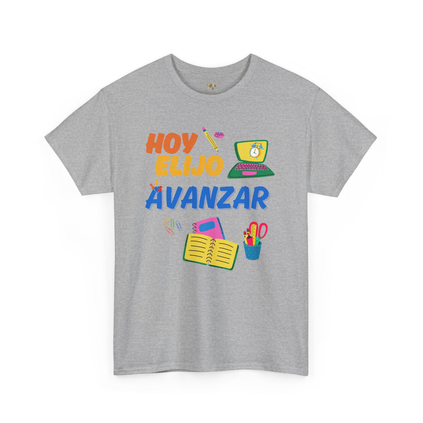 Hoy Elijo Avanzar Spanish Motivational T-Shirt | Back to School Teacher Tee | Growth Mindset Shirt | Spanish Student Gift | Unisex Tee