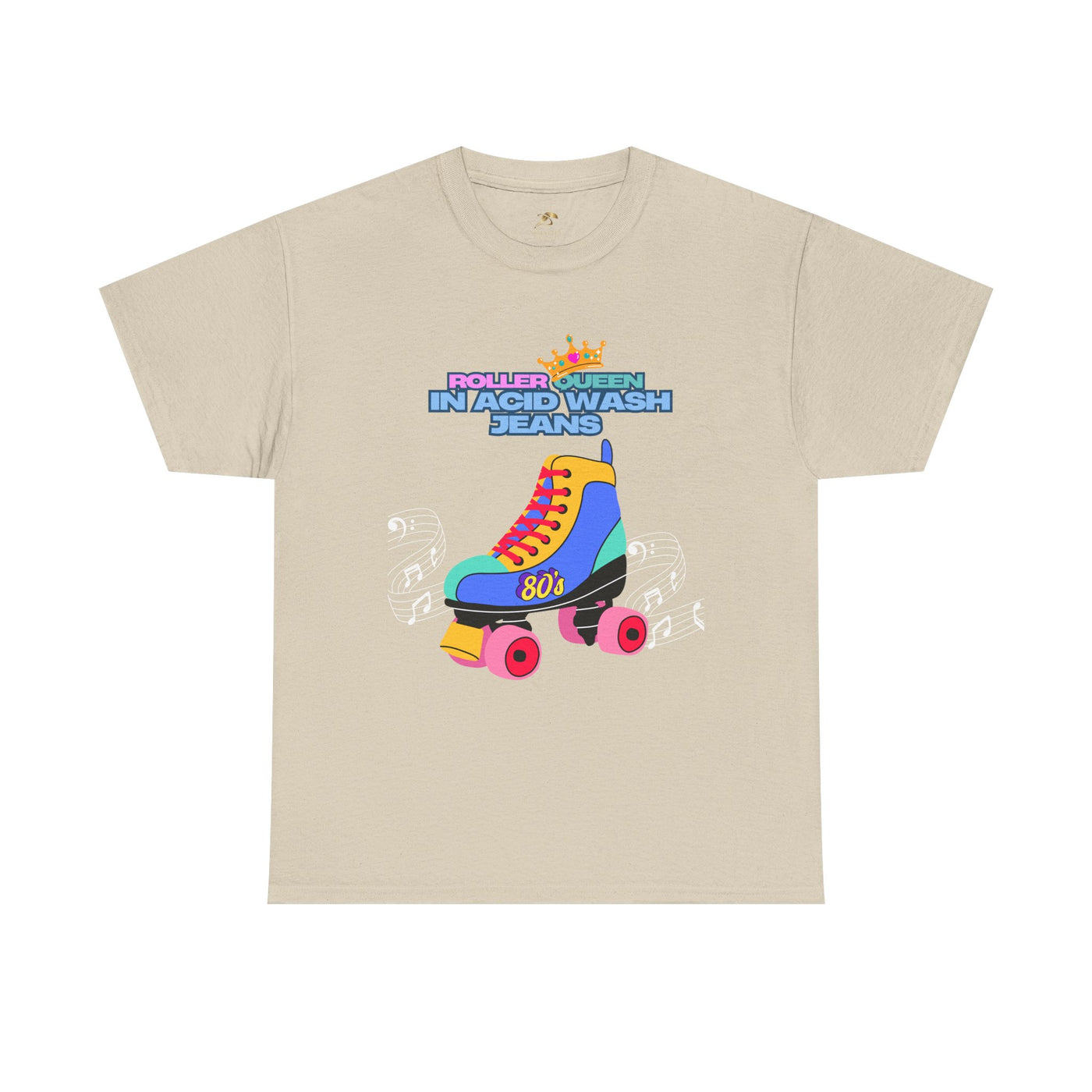 Roller Queen in Acid Wash Tee, Vintage Roller Skating Shirt, Retro 80s Graphic Tee, Unisex Graphic T-Shirt, Roller Derby Shirt, Roller Disco - NOTALIFY