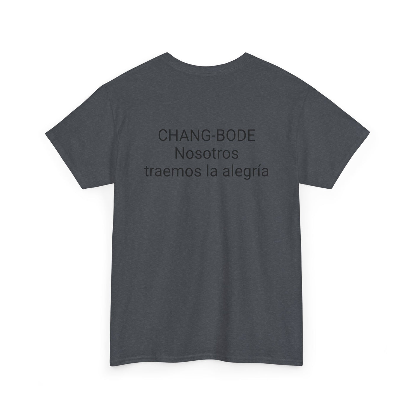 Colorful Unisex Heavy Cotton Tee with Joyful Message, Fun T-Shirt, Cas