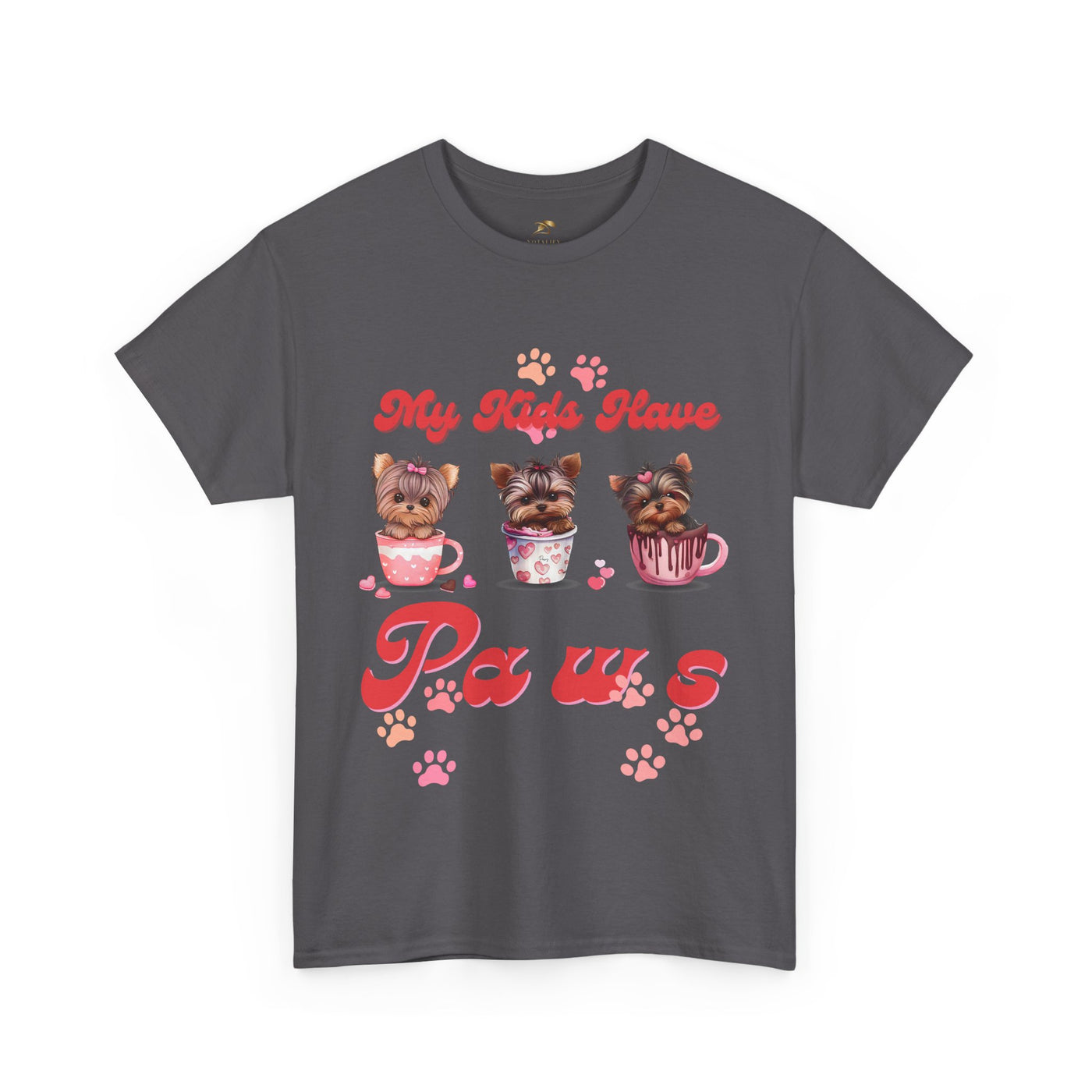 Dog Lover Unisex Tee, Animal Parent Tshirt, My Kids Have Paws Shirt, Cute Puppy Graphic Tee, Pet Owner Gift, Casual Dog Mom Dad Top - NOTALIFY