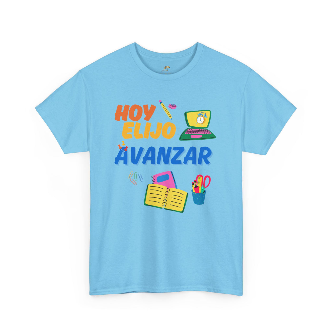 Hoy Elijo Avanzar Spanish Motivational T-Shirt | Back to School Teacher Tee | Growth Mindset Shirt | Spanish Student Gift | Unisex Tee