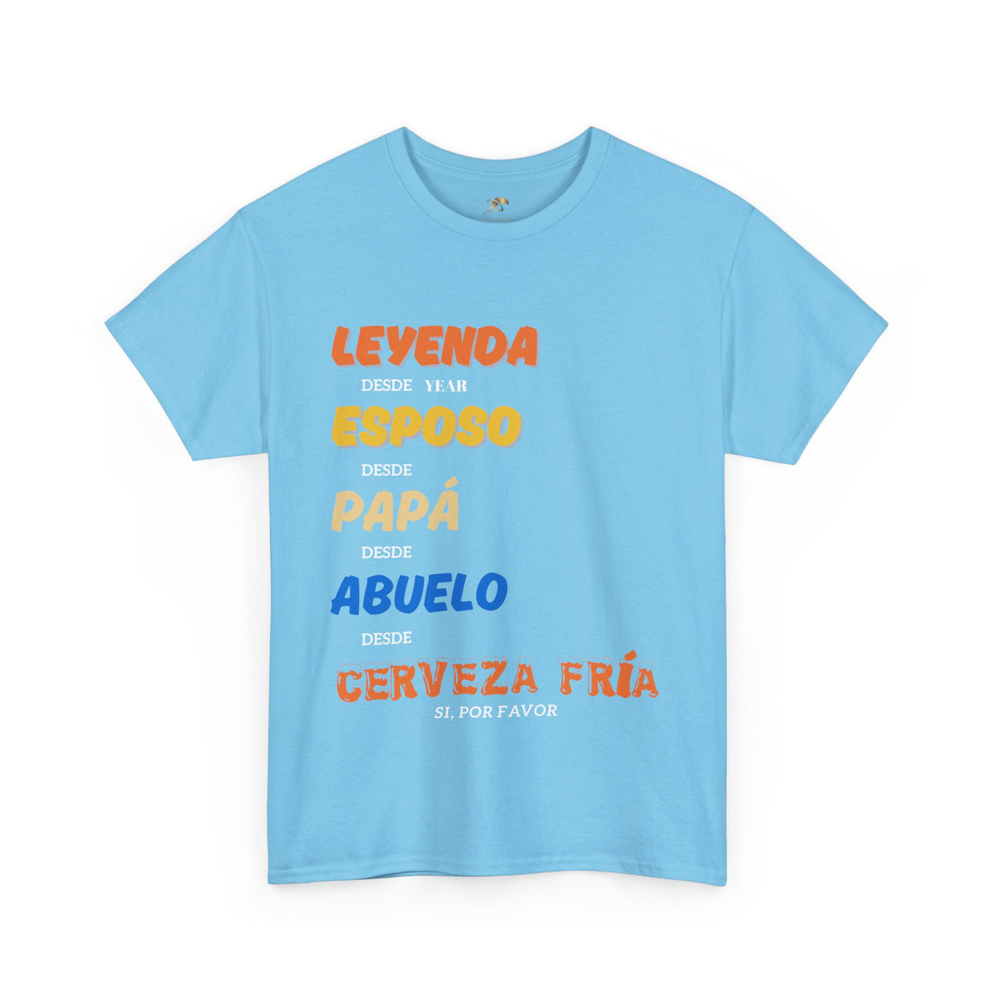 Funny Grandpa Beer Shirt | Leyenda Desde Esposo Papá Abuelo Tee | Spanish Dad Gift | Fathers Day Latino Humor T-Shirt for Men | Gift for Dad
