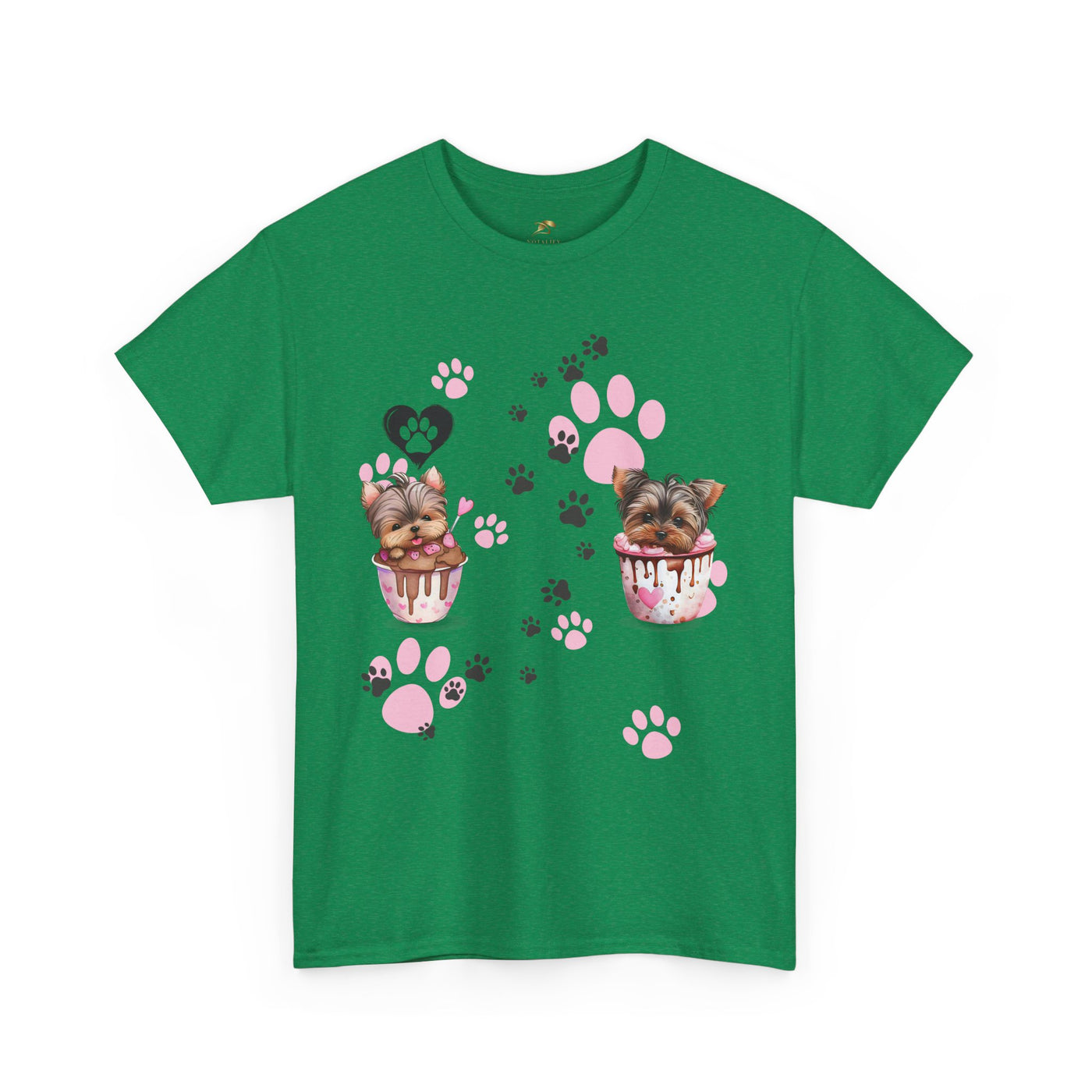 Pet Lover Unisex Heavy Cotton Tee, Love My Pet Shirt, Dog Cat Owner Gift, Animal Lover Apparel, Customized Pet Tee - NOTALIFY