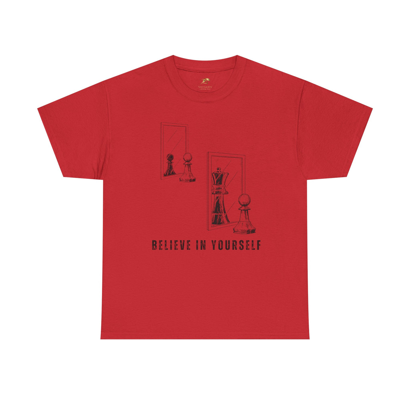 Believe in Yourself. Chess Pawn to King Reflection Tee | Inspirational Self-Esteem Tee | Motivational Shirt | Growth Mindset Gift | Unisex