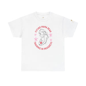 Maternity T-Shirt, Future Mama Bear, Training in Progress, Pregnancy A