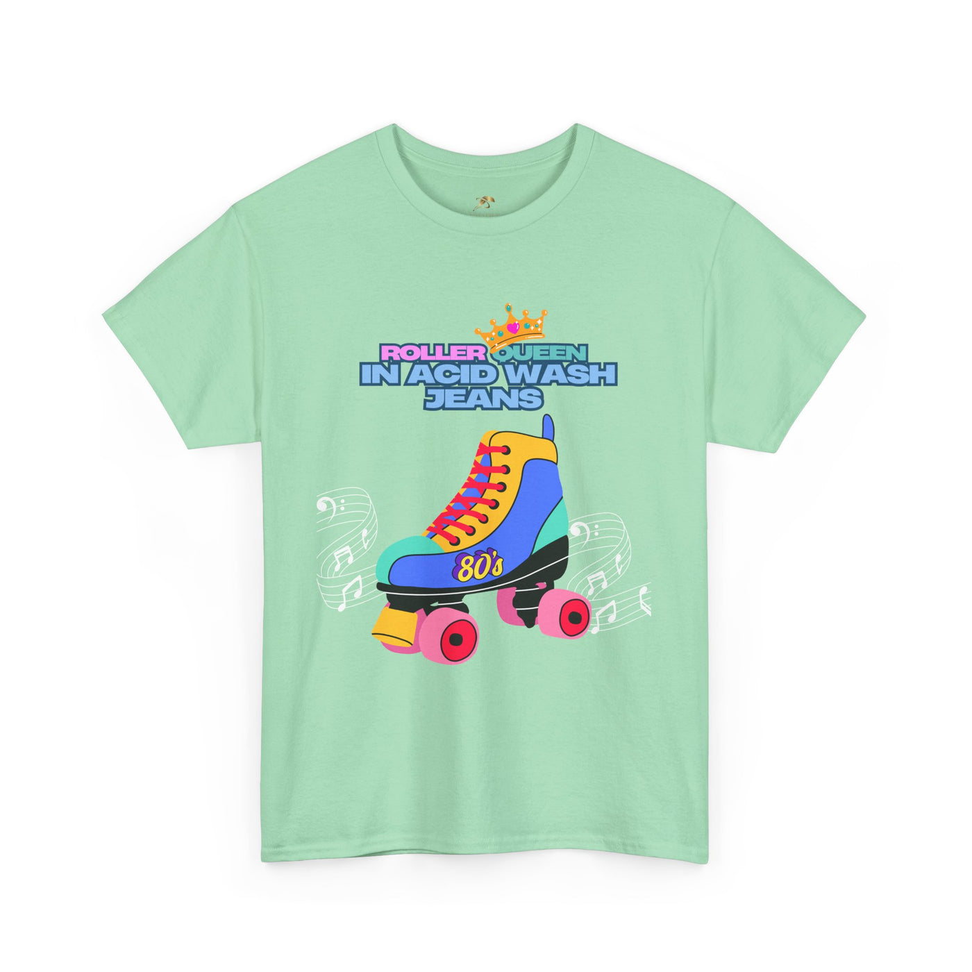 Roller Queen in Acid Wash Tee, Vintage Roller Skating Shirt, Retro 80s Graphic Tee, Unisex Graphic T-Shirt, Roller Derby Shirt, Roller Disco - NOTALIFY
