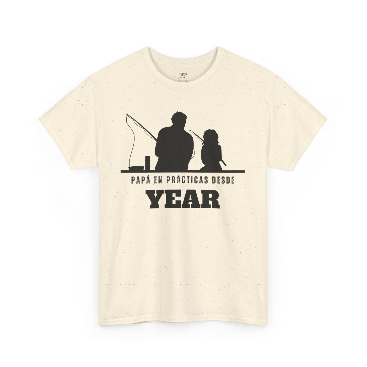 Fishing Dad Shirt | Papá en Prácticas Desde [Year] | Personalized Dad & Son/Daughter Fishing Tee | Fathers Day Gift | Spanish Custom T-Shirt