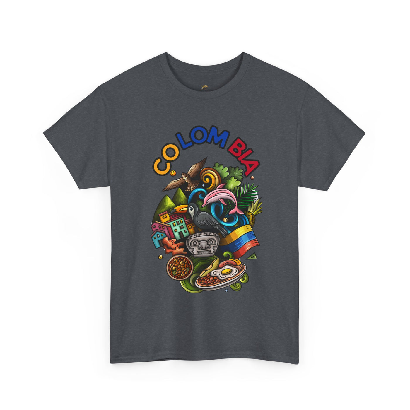 Colorful Unisex Heavy Cotton Tee with Joyful Message, Fun T-Shirt, Casual Wear, Gift for Friends, Summer Vibes, Festival Apparel - NOTALIFY