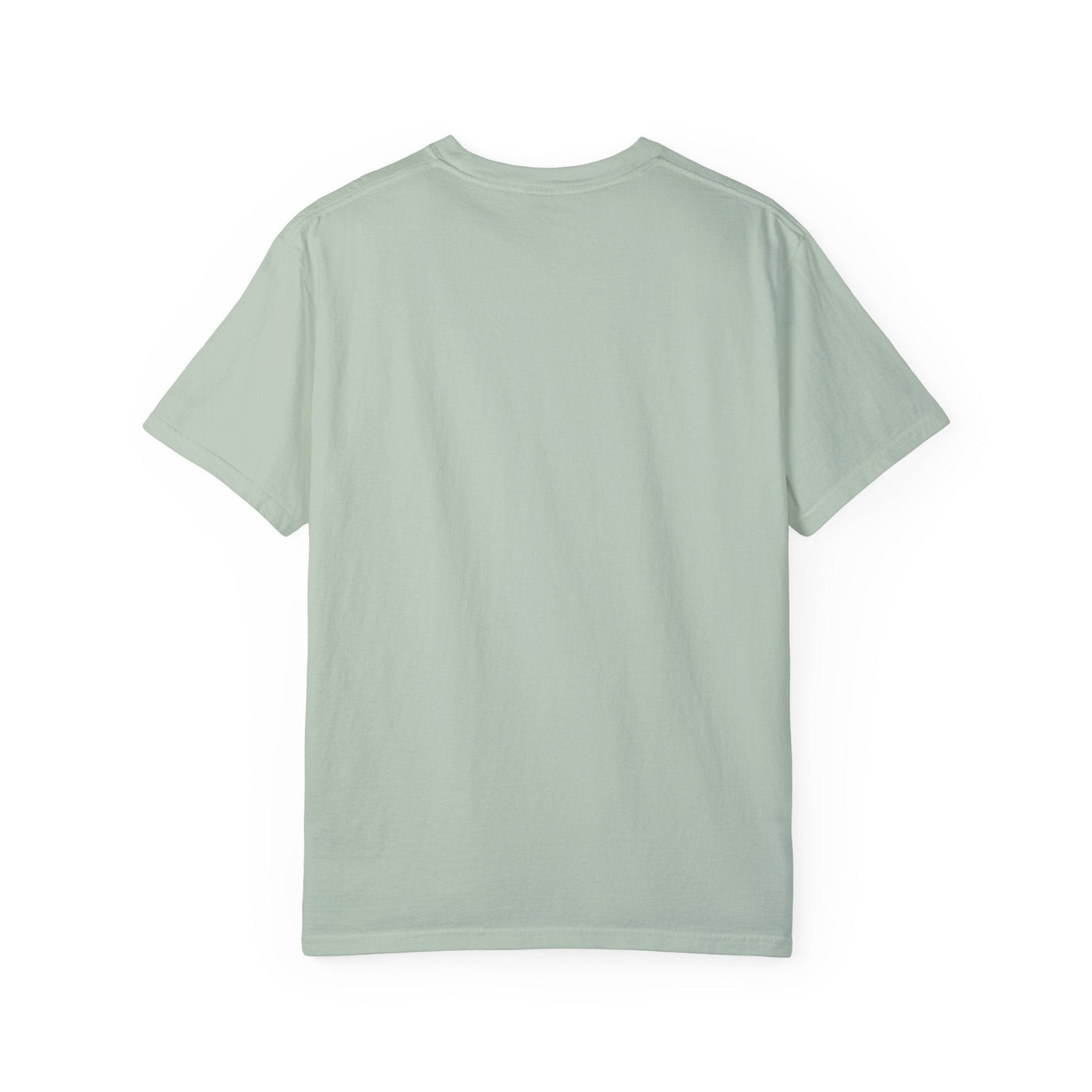 Moon and Back Unisex T-shirt, blank back view.
