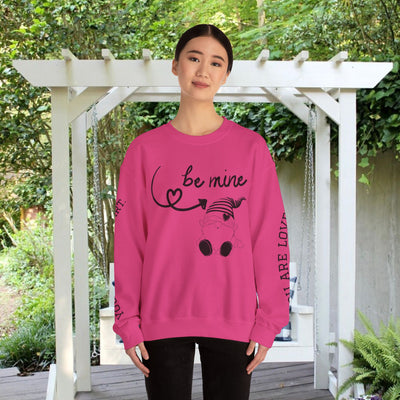 BE MINE Gnome Unisex Sweatshirt, Cozy Crewneck Jumper, Soft Pullover, Gender-Neutral Sweater, Casual Winter Shirt - NOTALIFY