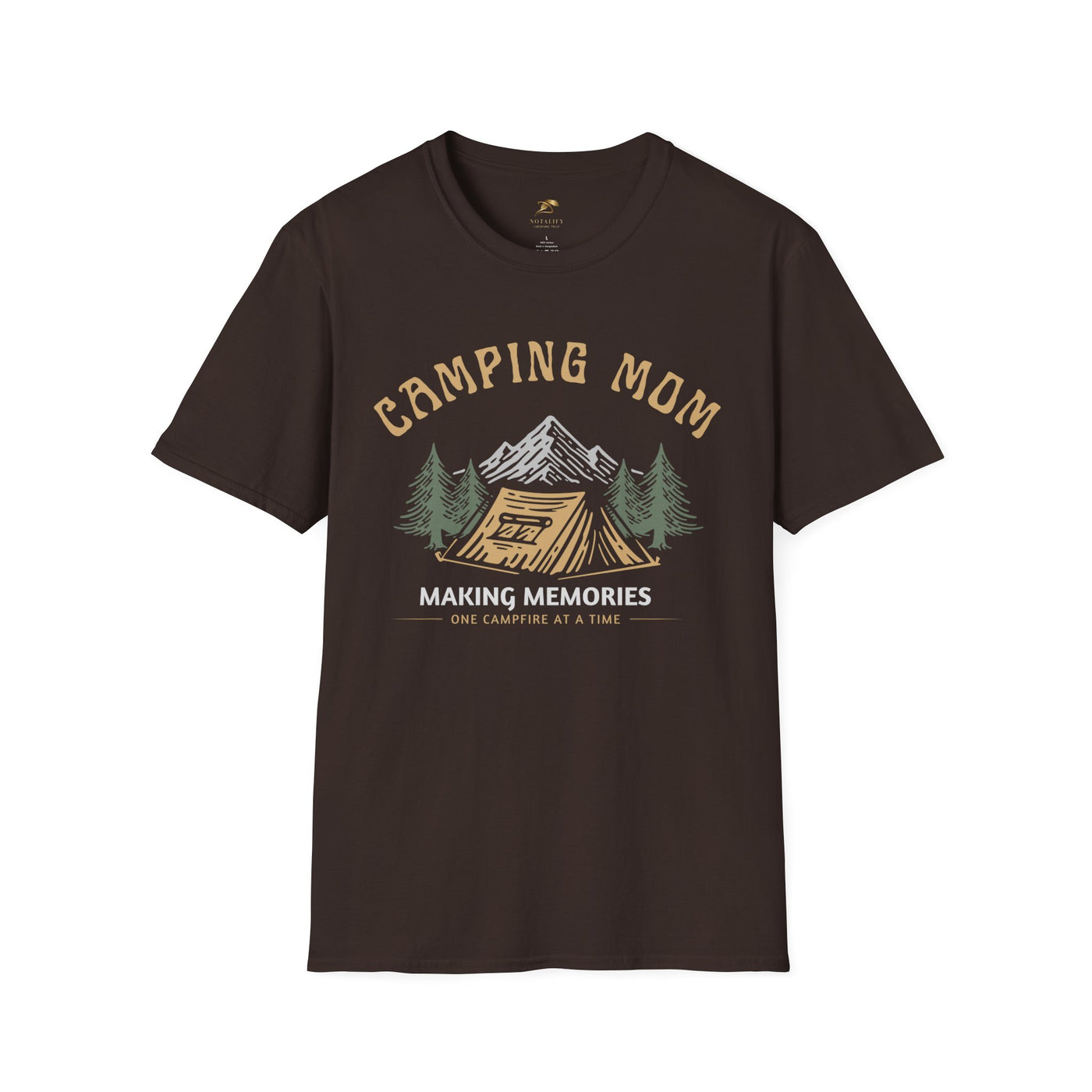 Camping Mom T-Shirt, Campfire Memories Tee, Outdoor Adventure Shirt, N