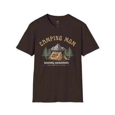 Camping Mom T-Shirt, Campfire Memories Tee, Outdoor Adventure Shirt, N
