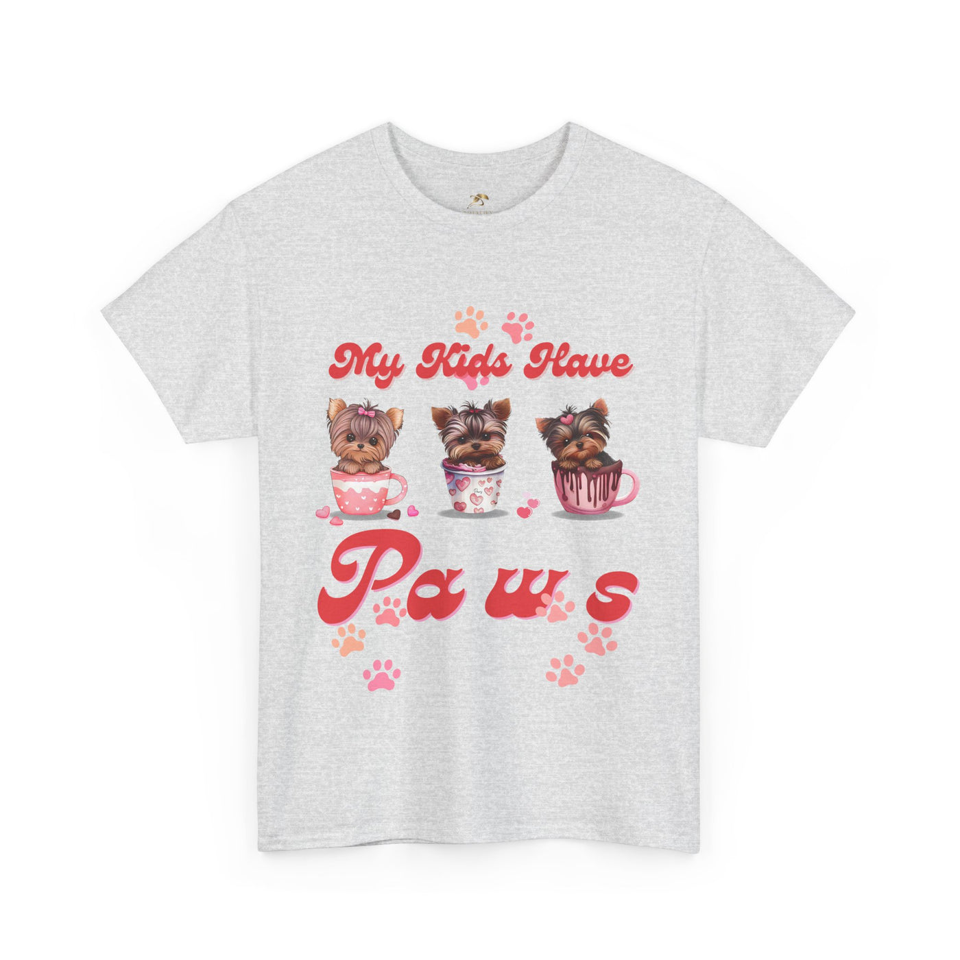 Dog Lover Unisex Tee, Animal Parent Tshirt, My Kids Have Paws Shirt, Cute Puppy Graphic Tee, Pet Owner Gift, Casual Dog Mom Dad Top - NOTALIFY