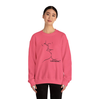 Valentines Couples KISSING Unisex Sweatshirt, Heart Fixed Enamorados, Sexy Romantic Gift, Will you be my VALENTINES, Valentines Day - NOTALIFY