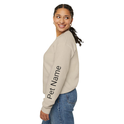 Dachshund Dog Lover Sweatshirt, Pet's Name Personalized Gift Idea, Dachshund Dog Owner Apparel, Custom Dog Paw Print Jumper, Comfy Crewneck - NOTALIFY