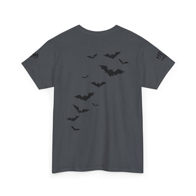 NOTALIFY Halloween Just Here for the Boo Graphic Tee, Spooky T-Shirt, Fun Fall Apparel, Unisex Halloween Tee, Gnome & Bats