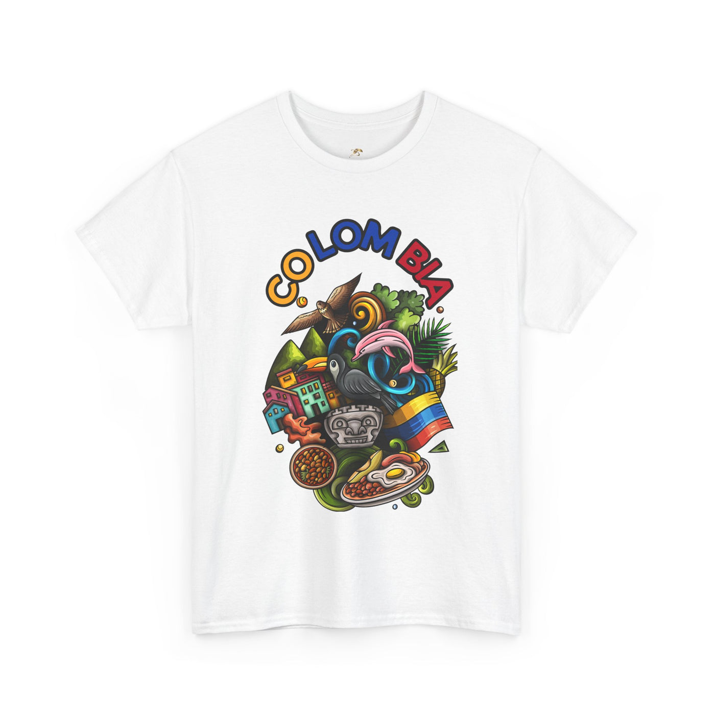 Colorful Unisex Heavy Cotton Tee with Joyful Message, Fun T-Shirt, Casual Wear, Gift for Friends, Summer Vibes, Festival Apparel - NOTALIFY