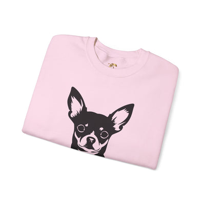 Chihuahua Lover Sweatshirt, Pet's Name Personalized Gift Idea, Chihuahua Dog Owner Apparel, Custom Dog Paw Print Jumper, Comfy Crewneck - NOTALIFY