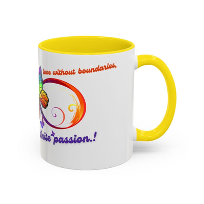 Show your drive with our "Live with Infinite Passion" tee and mug—idea