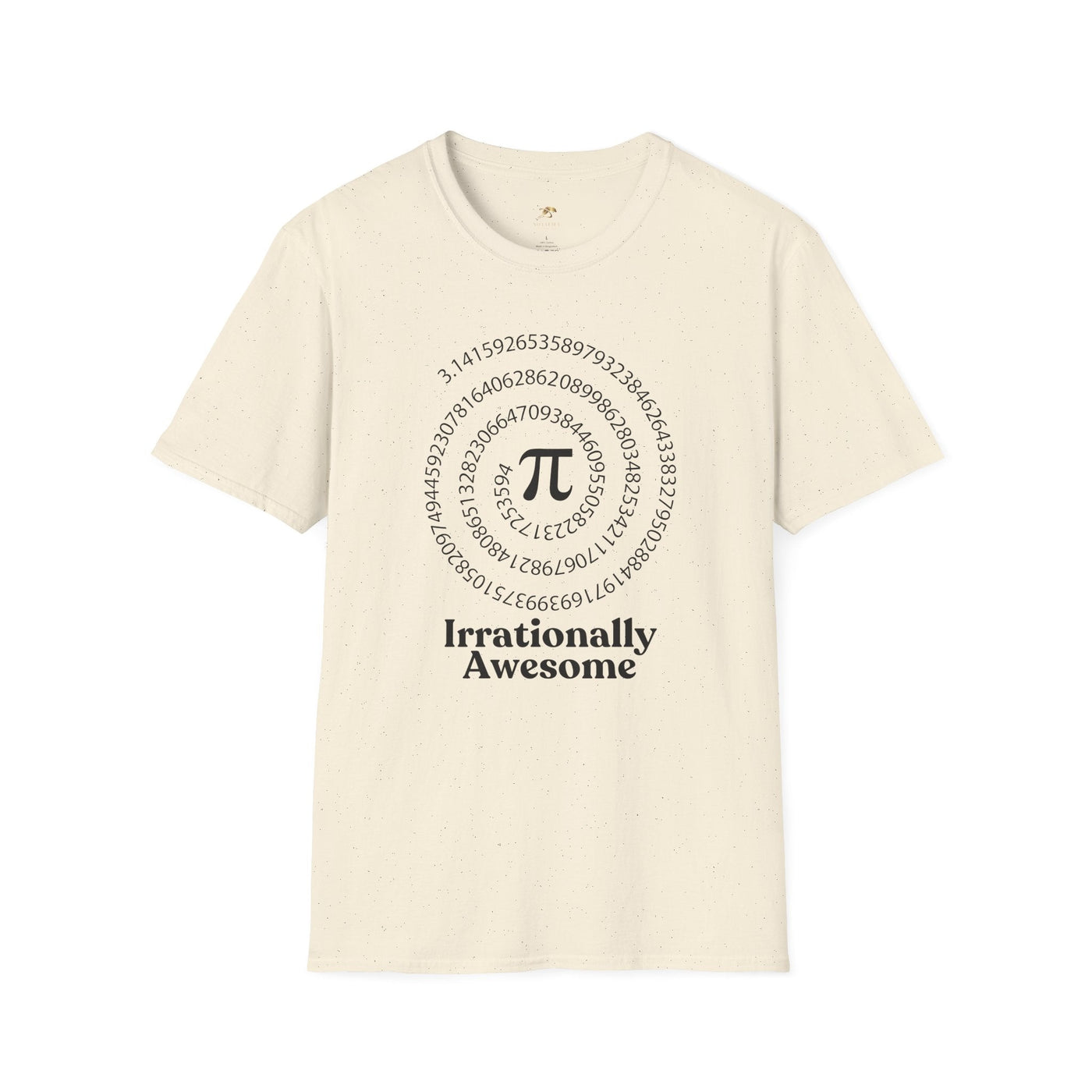 Pi Day Unisex Softstyle T-Shirt, Math Geek Gift, Irrationally Awesome 