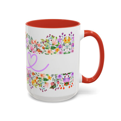 Mug, Floral Garden Beautiful Cute Mama Love Coffee Cup
