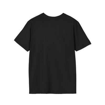 Black unisex softstyle t-shirt for Independence Day celebrations, featuring a "Born to Sparkle" patriotic theme.