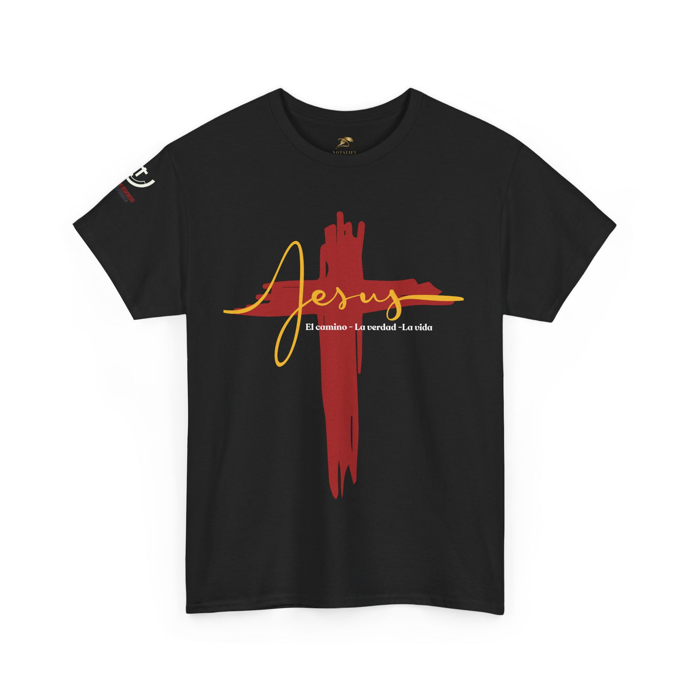 Jesus T-Shirt | El Camino La Verdad La Vida | Spanish Christian Shirt | Faith-Based Tee | Religious Gift | Cross Design Shirt